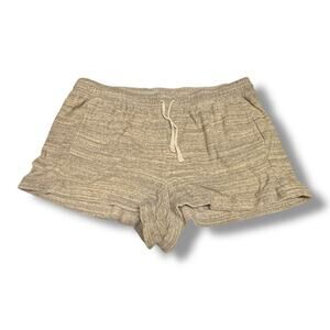 Ann‎ Taylor LOFT Women's Terry Shorts Size XL – Gray/Beige Stripe
